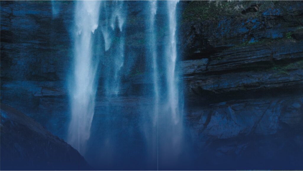 The Toccoa Falls Waterfall