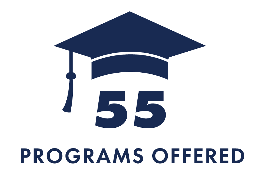 55 Programs Offered
